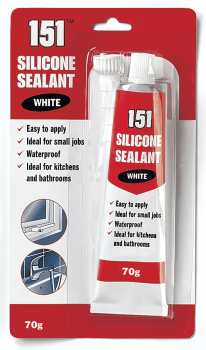 151 Silicone Sealant White 70g