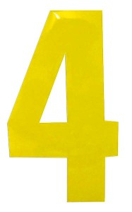 Number Replacements Yellow