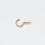 Cup Hooks 25mm Brassed 18pc