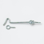 Gate Hooks+Eyes 75mm BZP 4pc